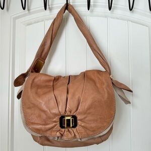 Vintage Juicy Couture Soft Leather Hobo Shoulder Purse. 12” by 9” by 3”